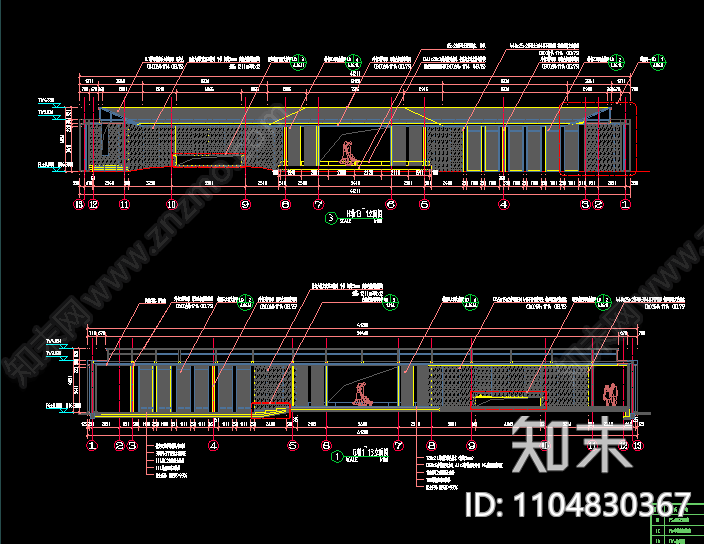 庭院景观详图施工图下载【ID:1104830367】