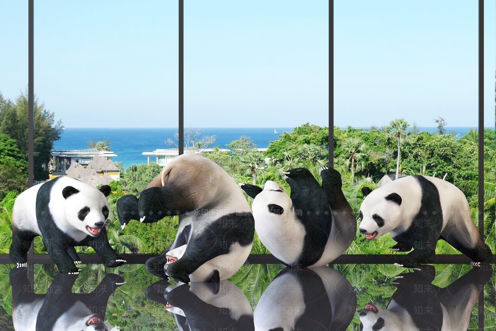 现代熊猫3D模型下载【ID:1104835702】