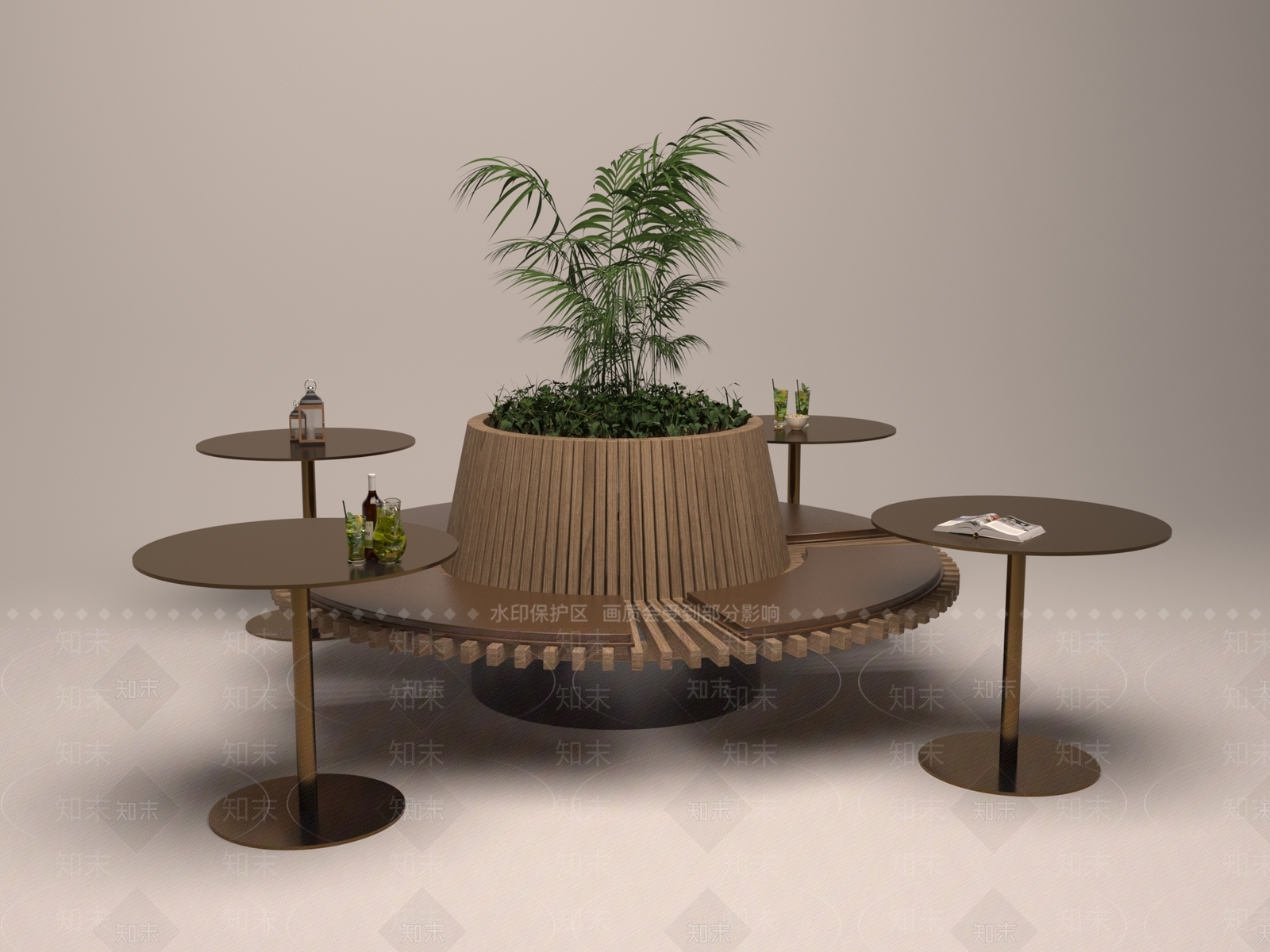 现代户外椅3D模型下载【ID:1104838647】