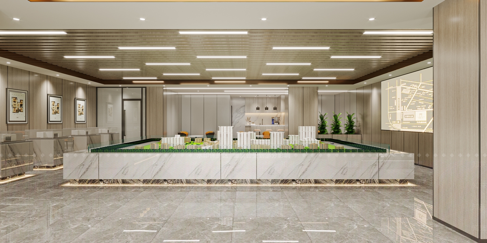 现代售楼处3D模型下载【ID:1104842684】