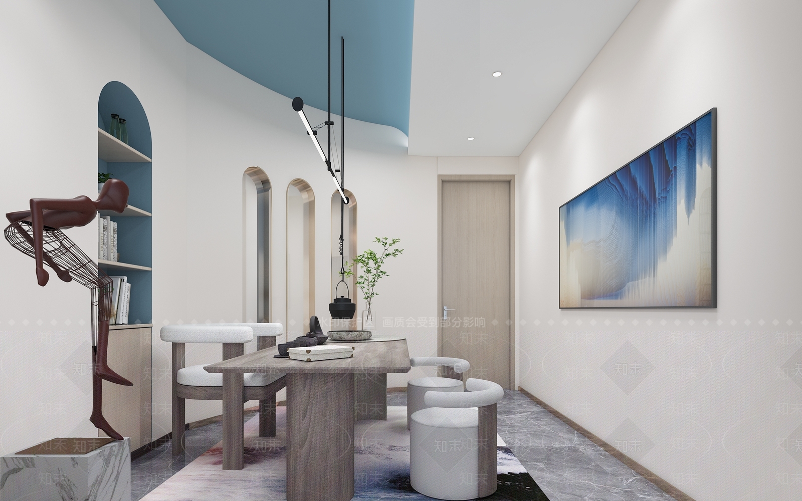 现代口腔医院3D模型下载【ID:1104849571】