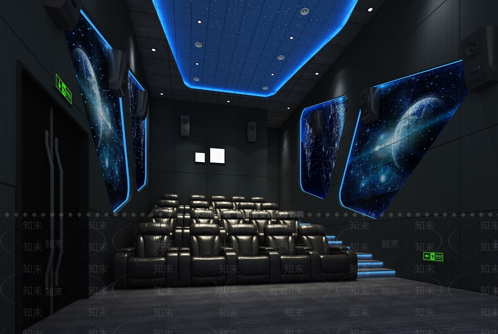 现代电影院3D模型下载【ID:1104861336】