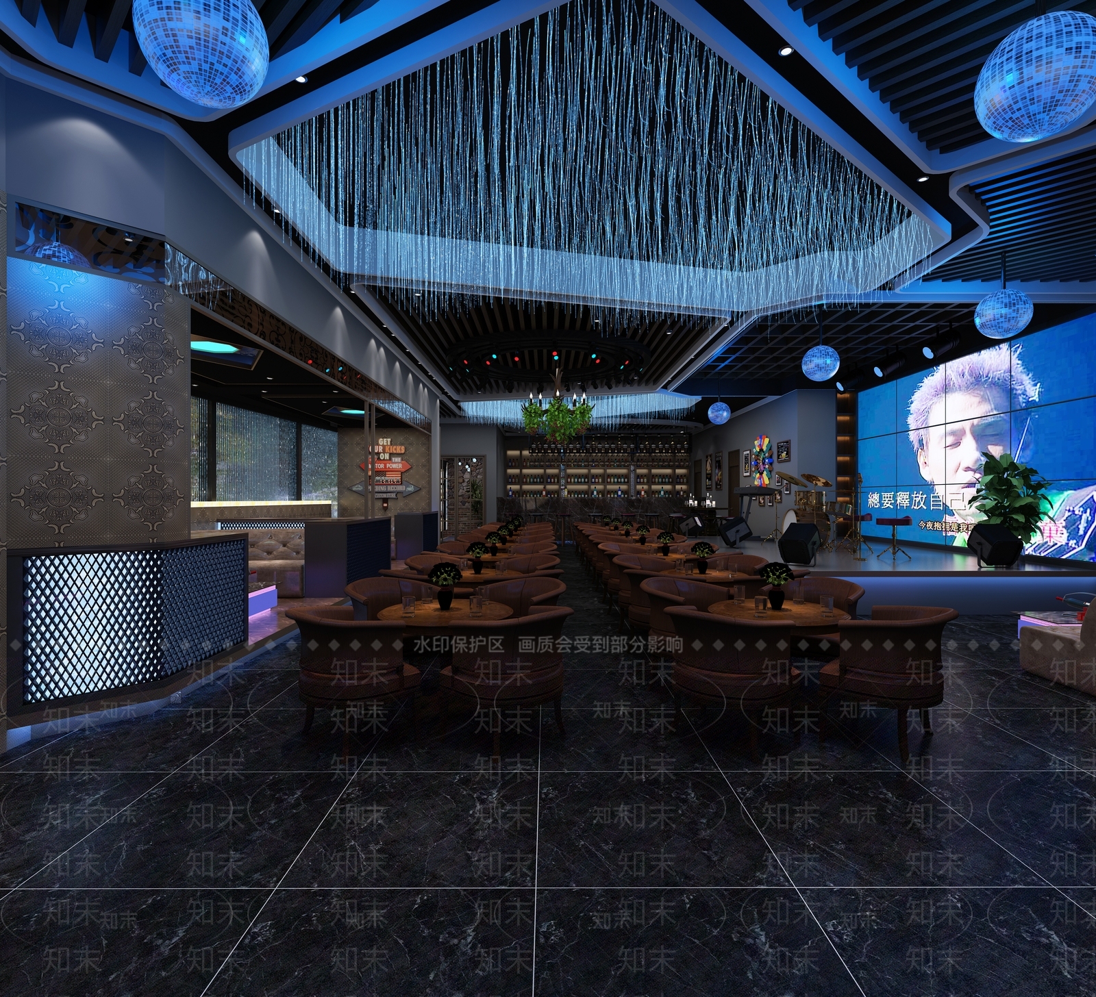 工业风酒吧3D模型下载【ID:1104864369】