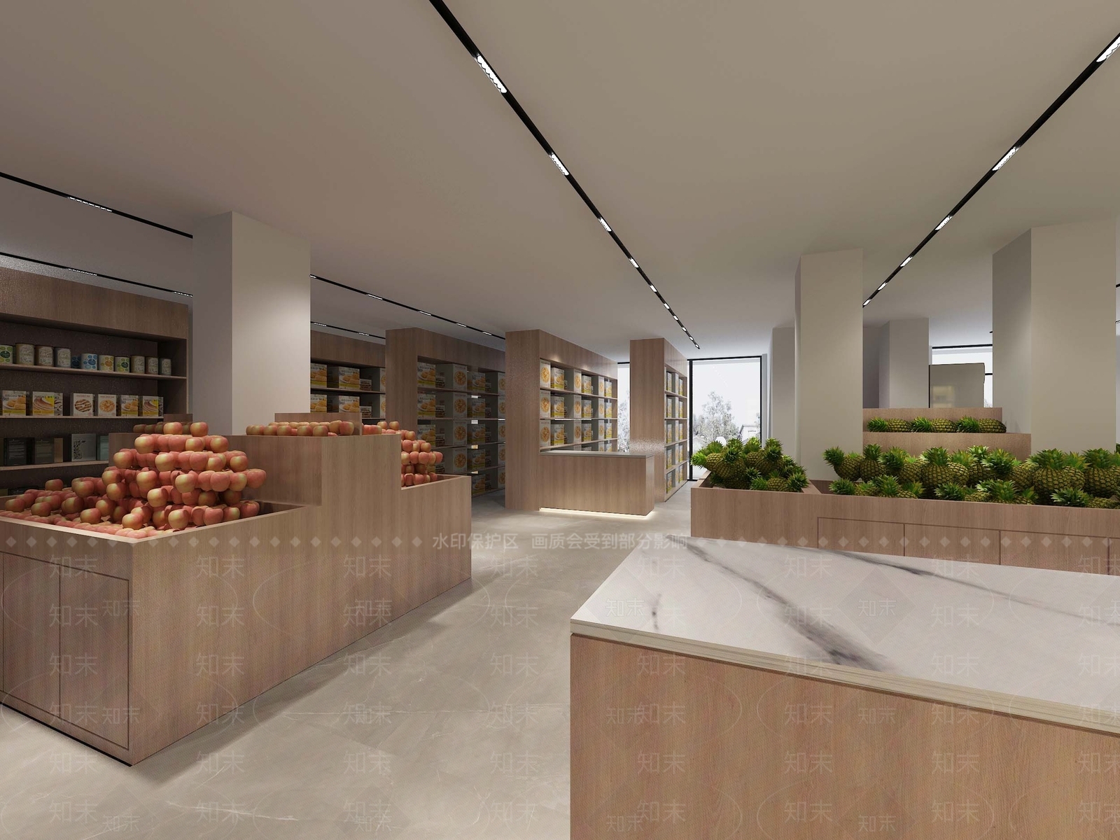 现代超市3D模型下载【ID:1104870797】