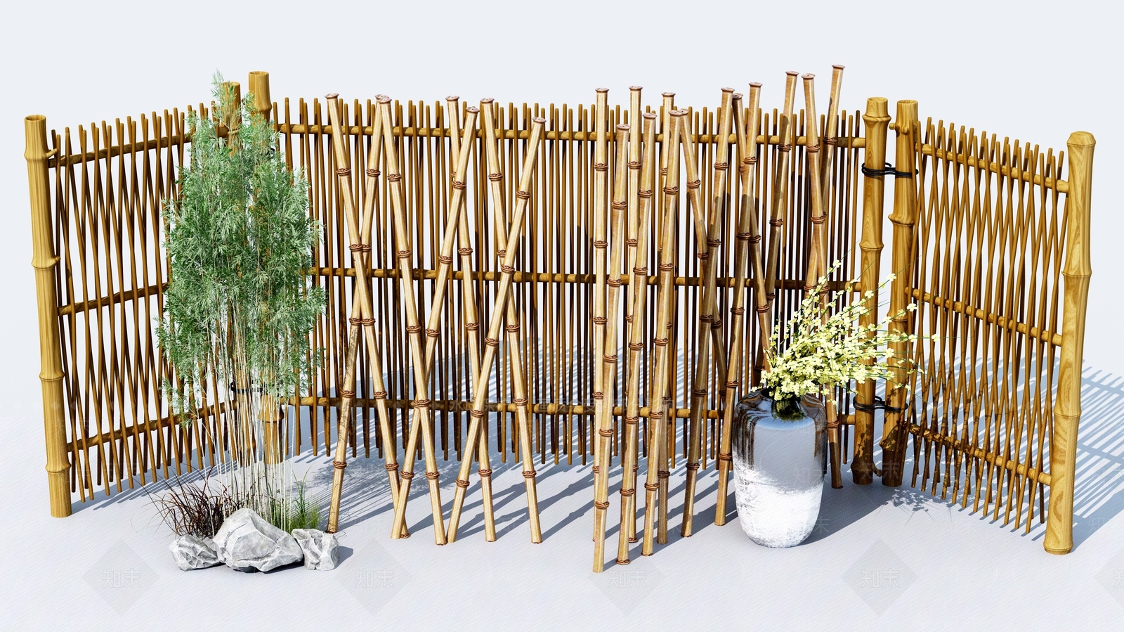 现代竹子3D模型下载【ID:1104874889】