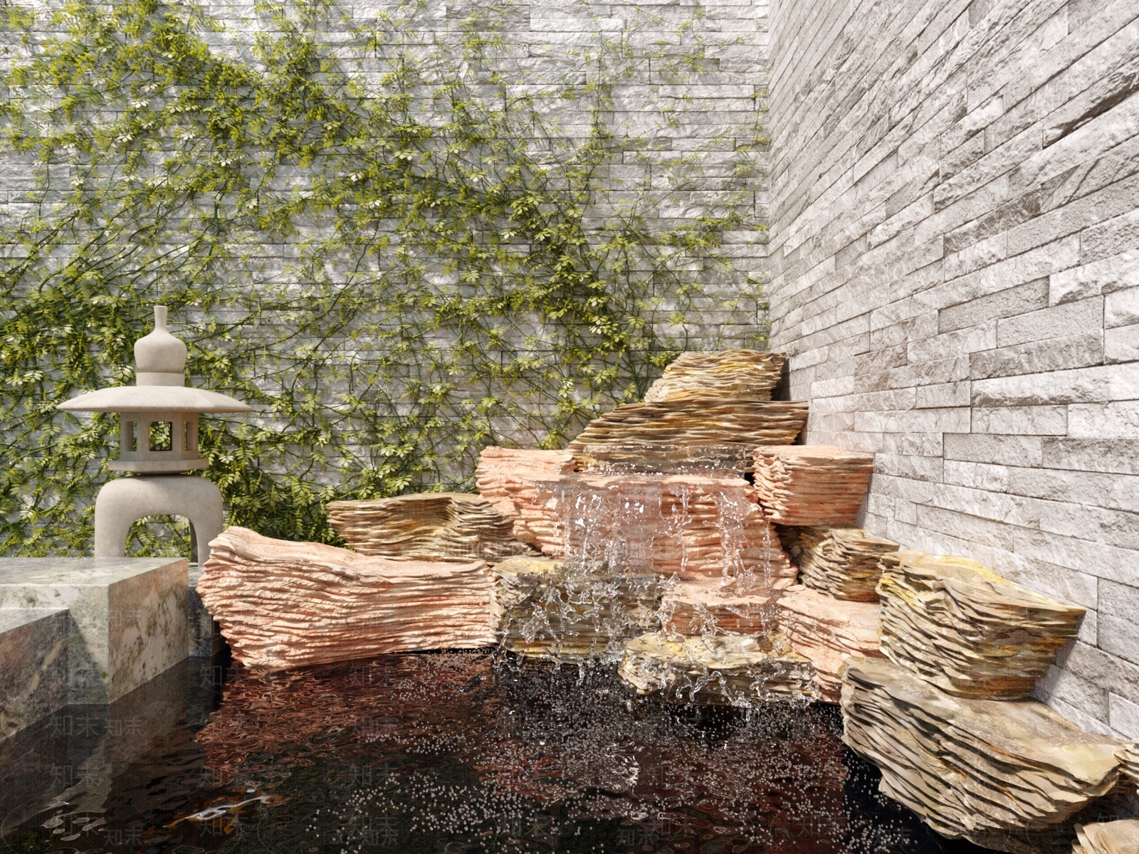 现代假山3D模型下载【ID:1104881229】