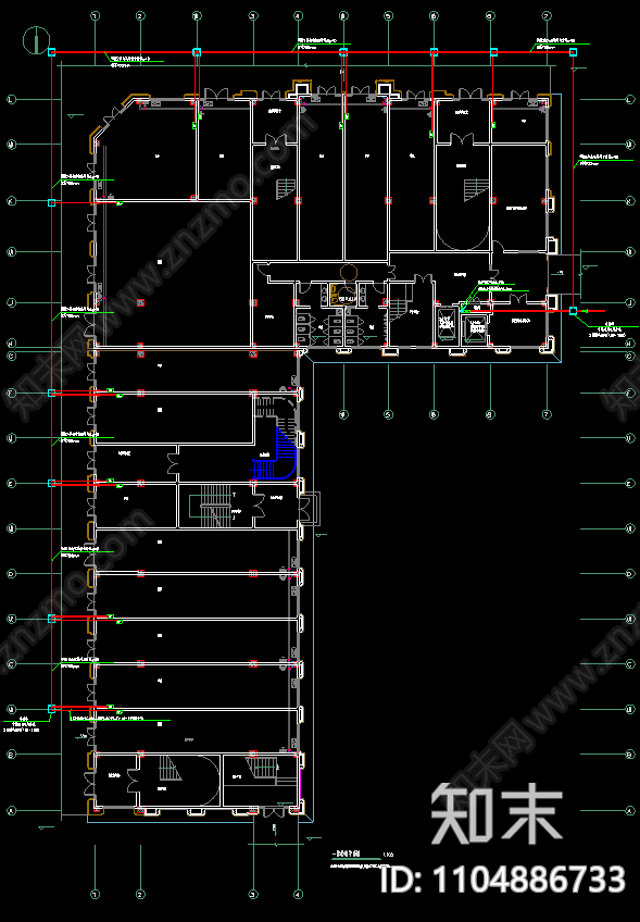 社区中心项目施工图下载【ID:1104886733】