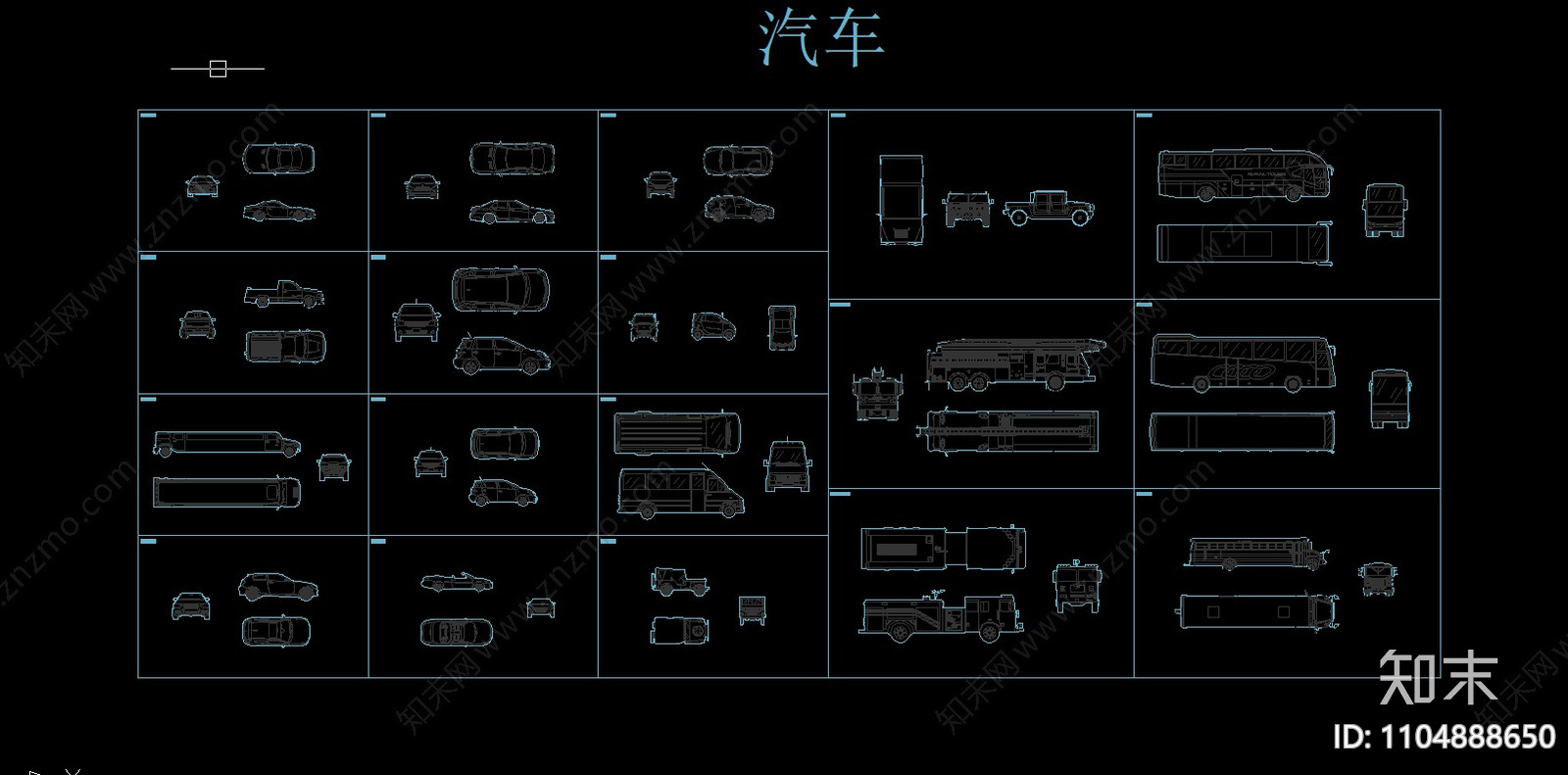 平立面cad施工图下载【ID:1104888650】