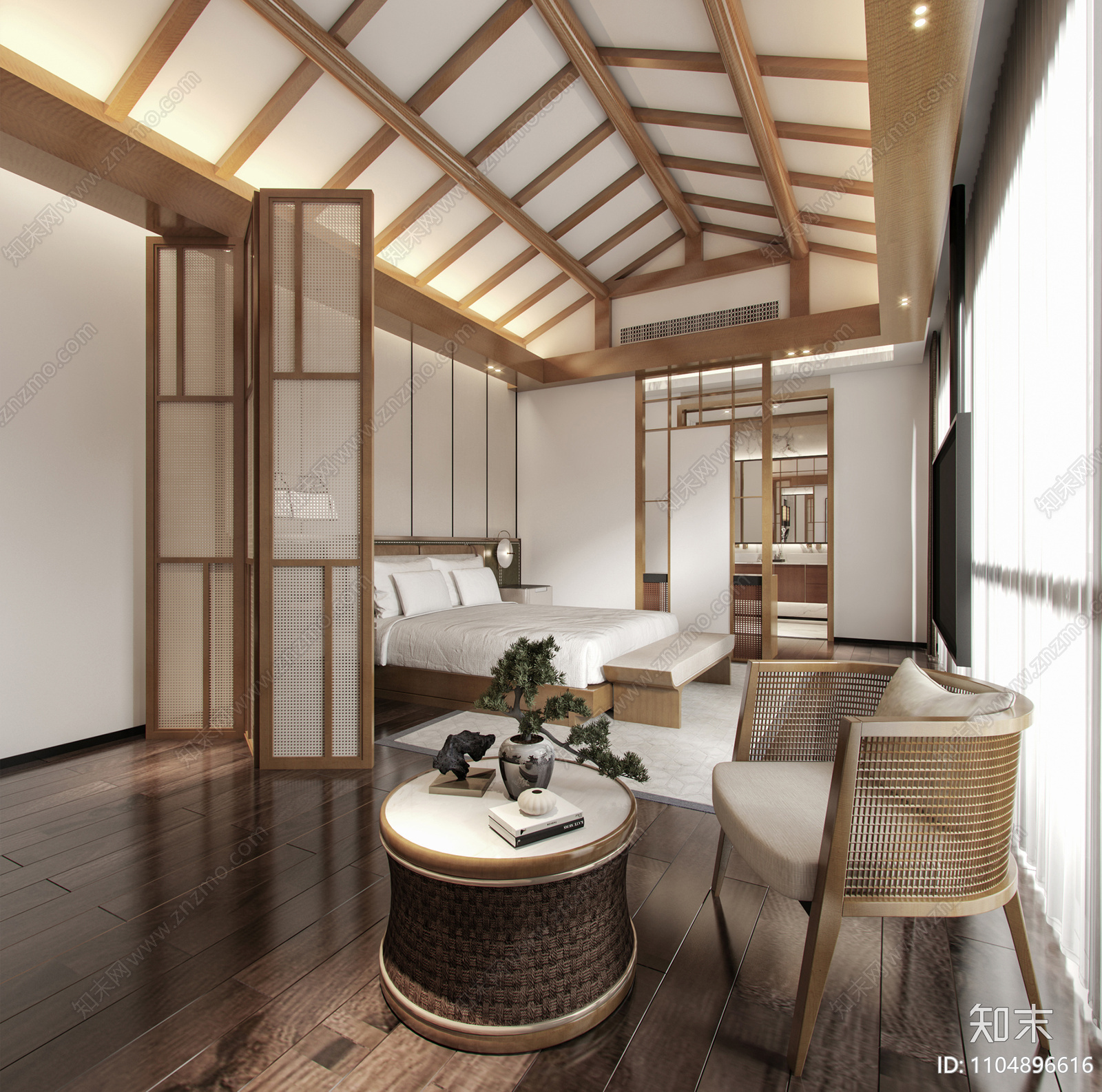 漳州中式会所cad施工图下载【ID:1104896616】