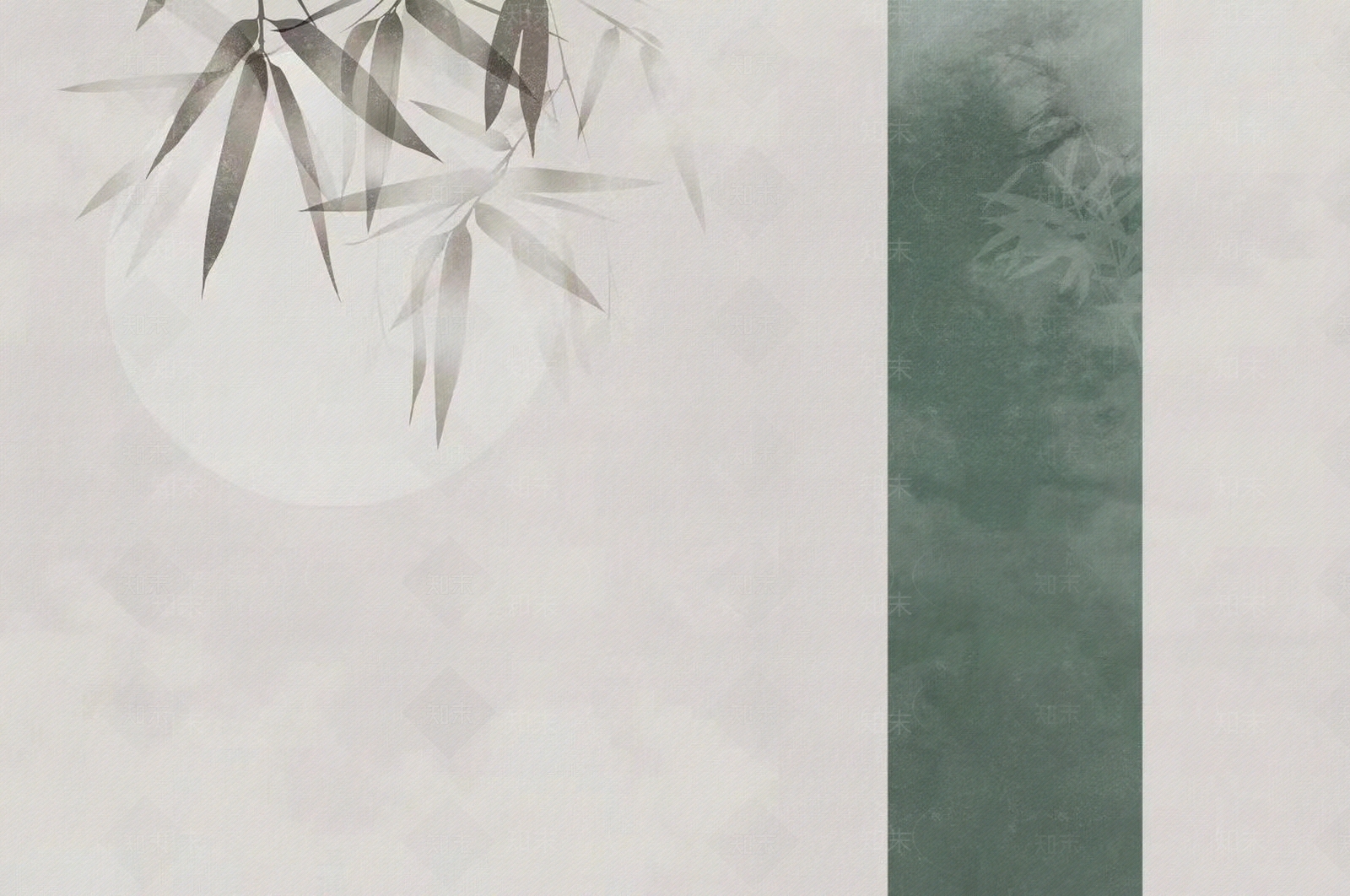 新中式竹子元素壁画贴图下载【ID:1104902852】
