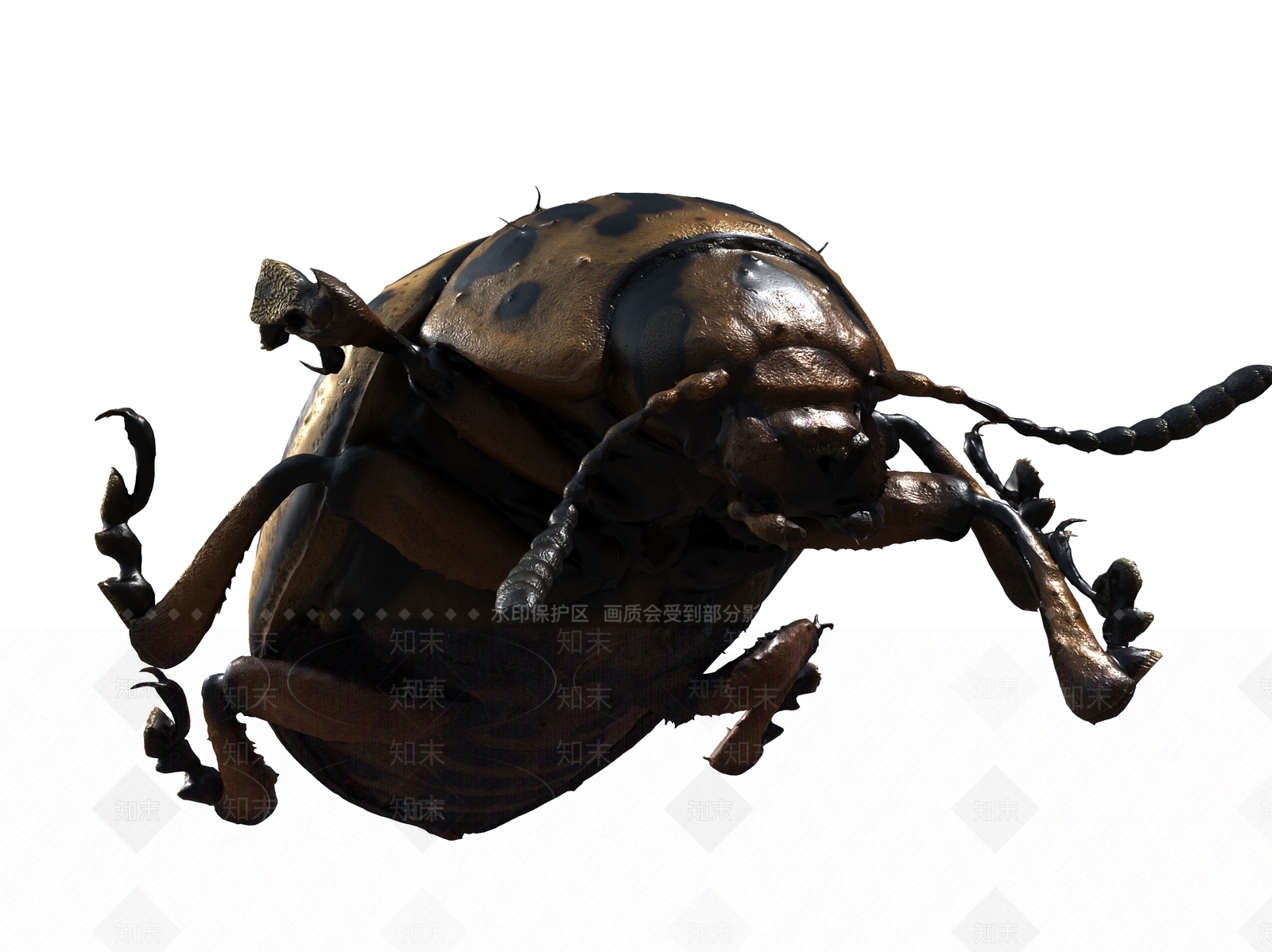 新中式爬虫3D模型下载【ID:1104915479】