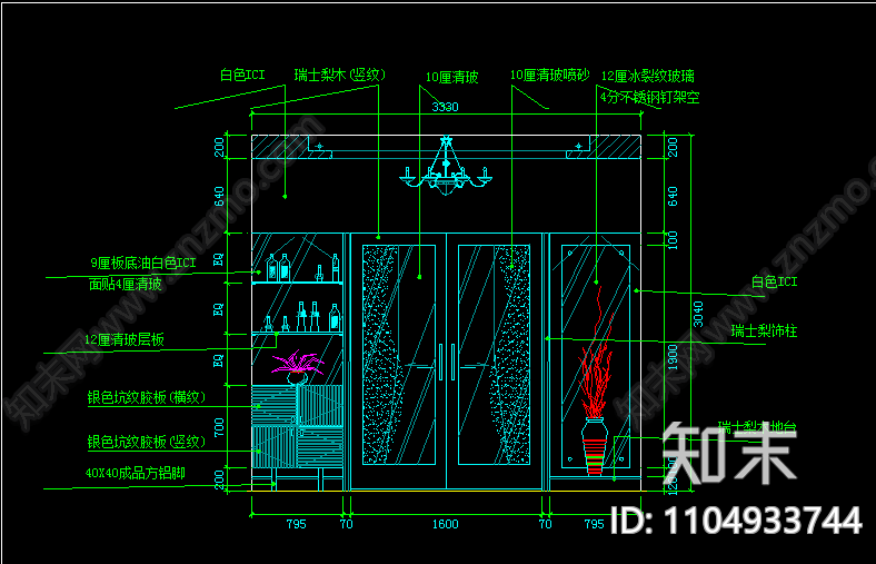 现代简约四层别墅装修设计全套图纸cad施工图下载【ID:1104933744】