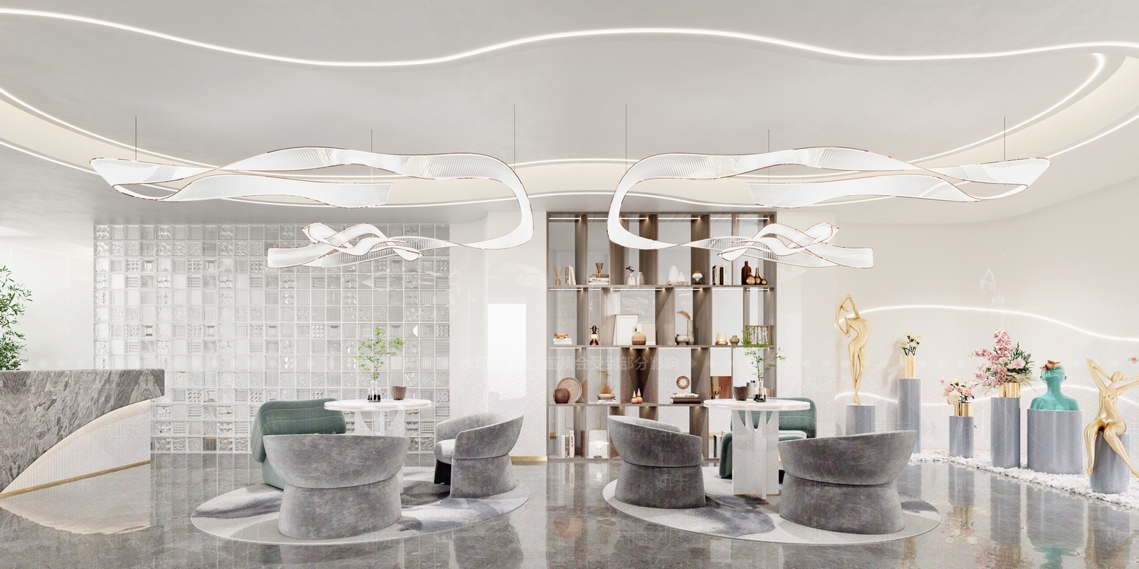 现代美容SPA店3D模型下载【ID:1104937958】