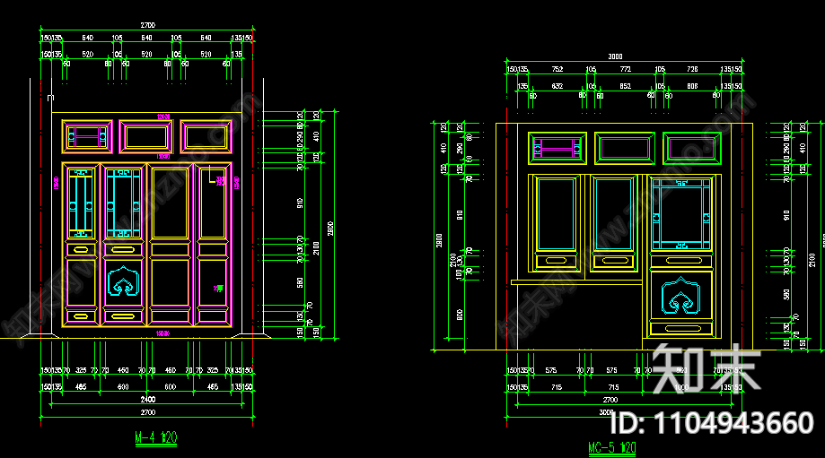 中国古建筑四合院CAD施工图施工图下载【ID:1104943660】