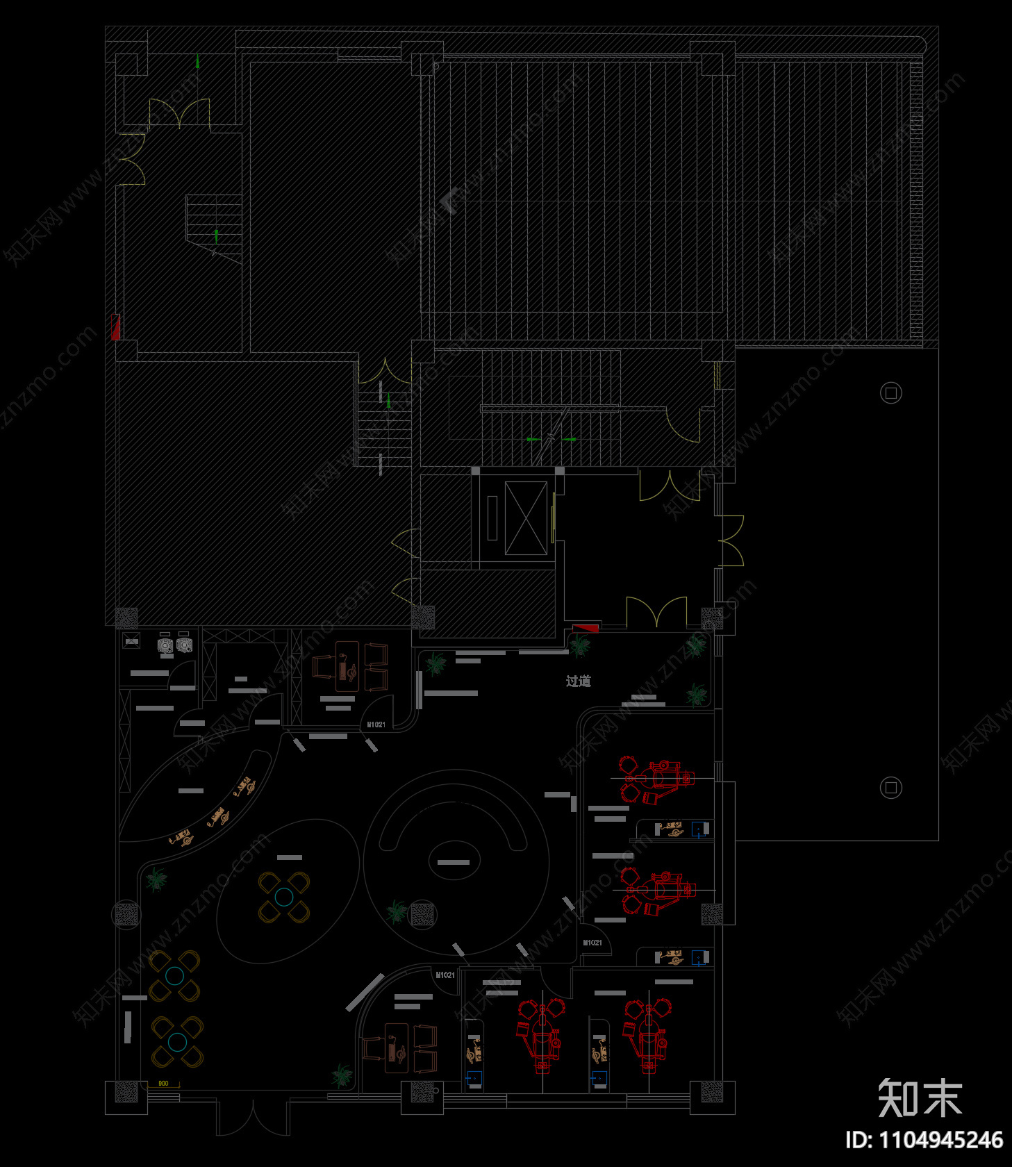 现代牙科诊所CAD施工图cad施工图下载【ID:1104945246】