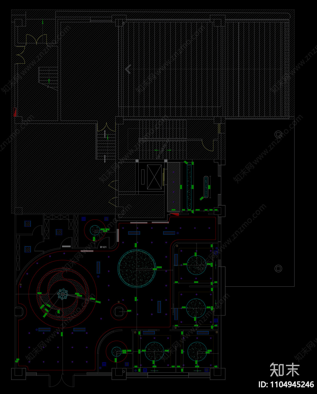 现代牙科诊所CAD施工图cad施工图下载【ID:1104945246】