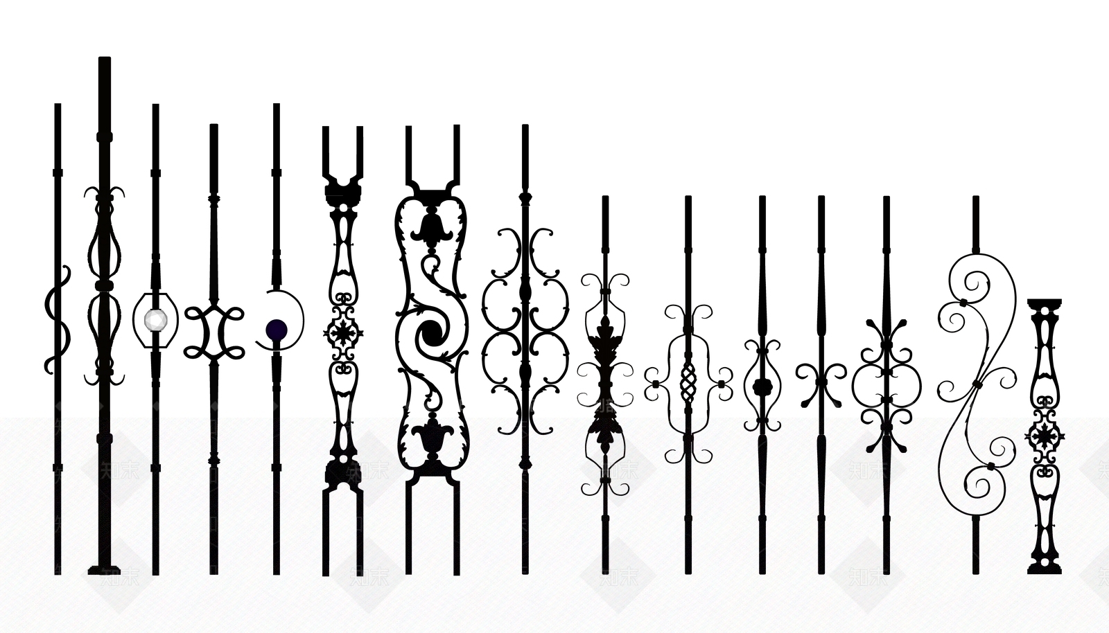 欧式构件SU模型下载【ID:1104951201】