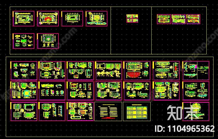 云天化舞厅CAD图纸cad施工图下载【ID:1104965362】