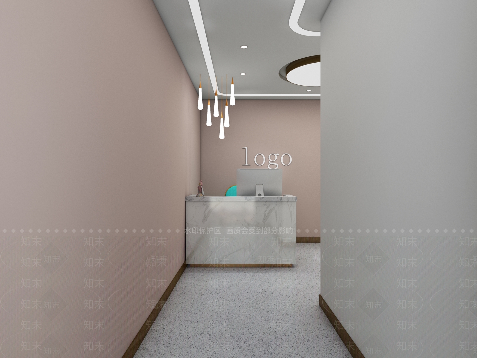 现代美甲店3D模型下载【ID:1104986389】