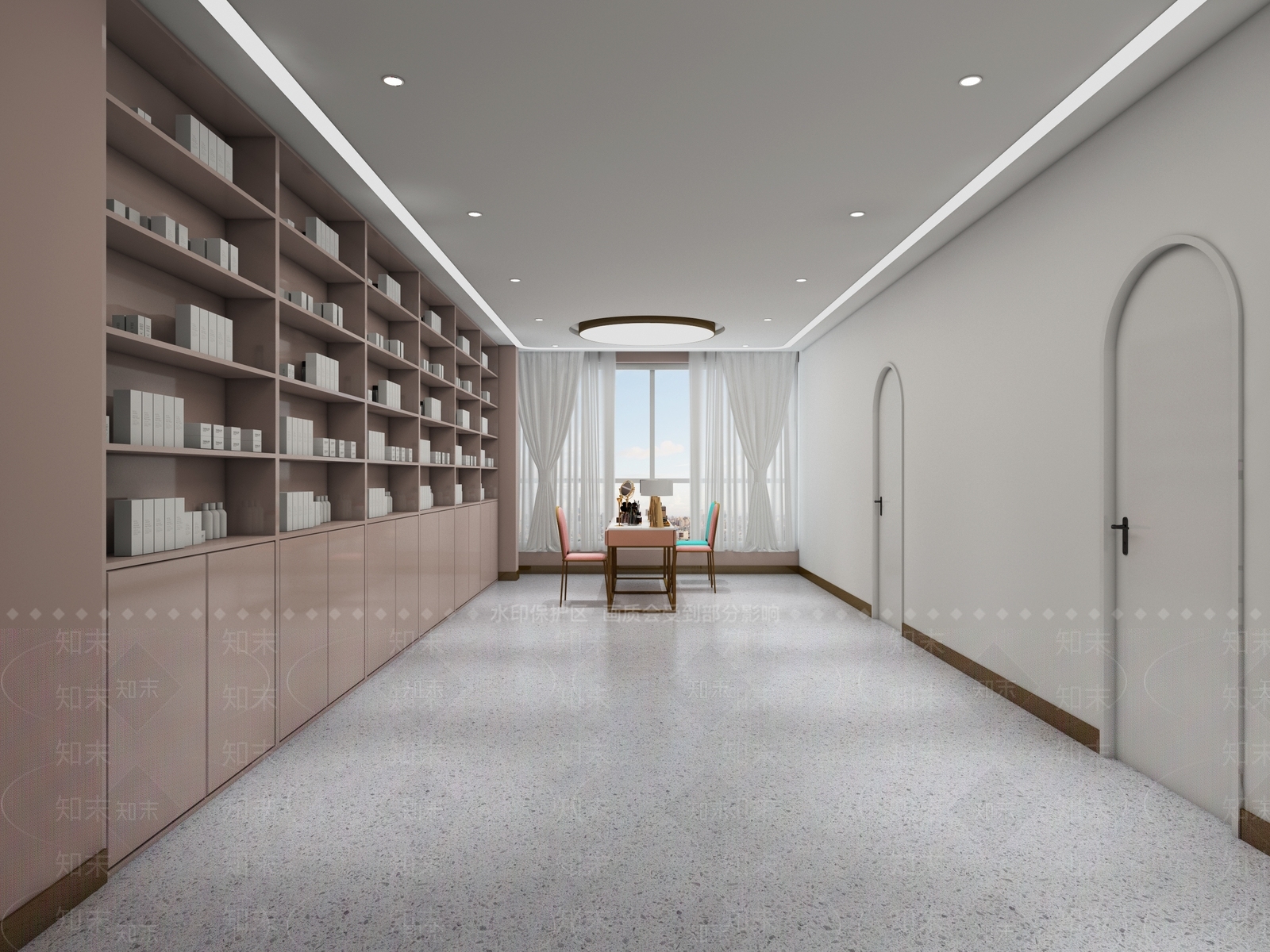 现代美甲店3D模型下载【ID:1104986389】