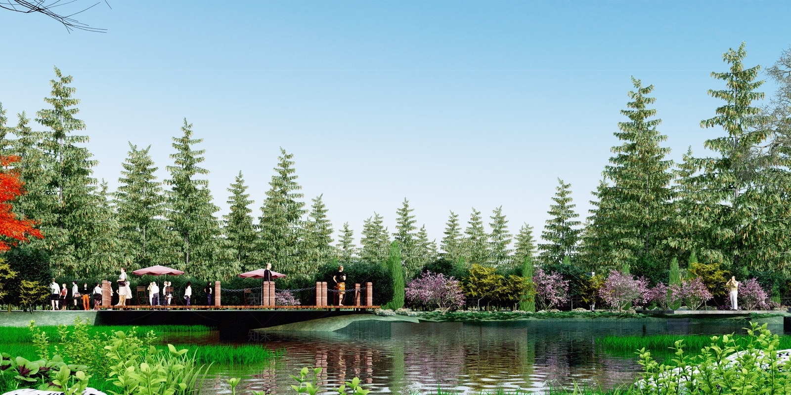 现代公园景观3D模型下载【ID:1104996293】_知末3d模型网
