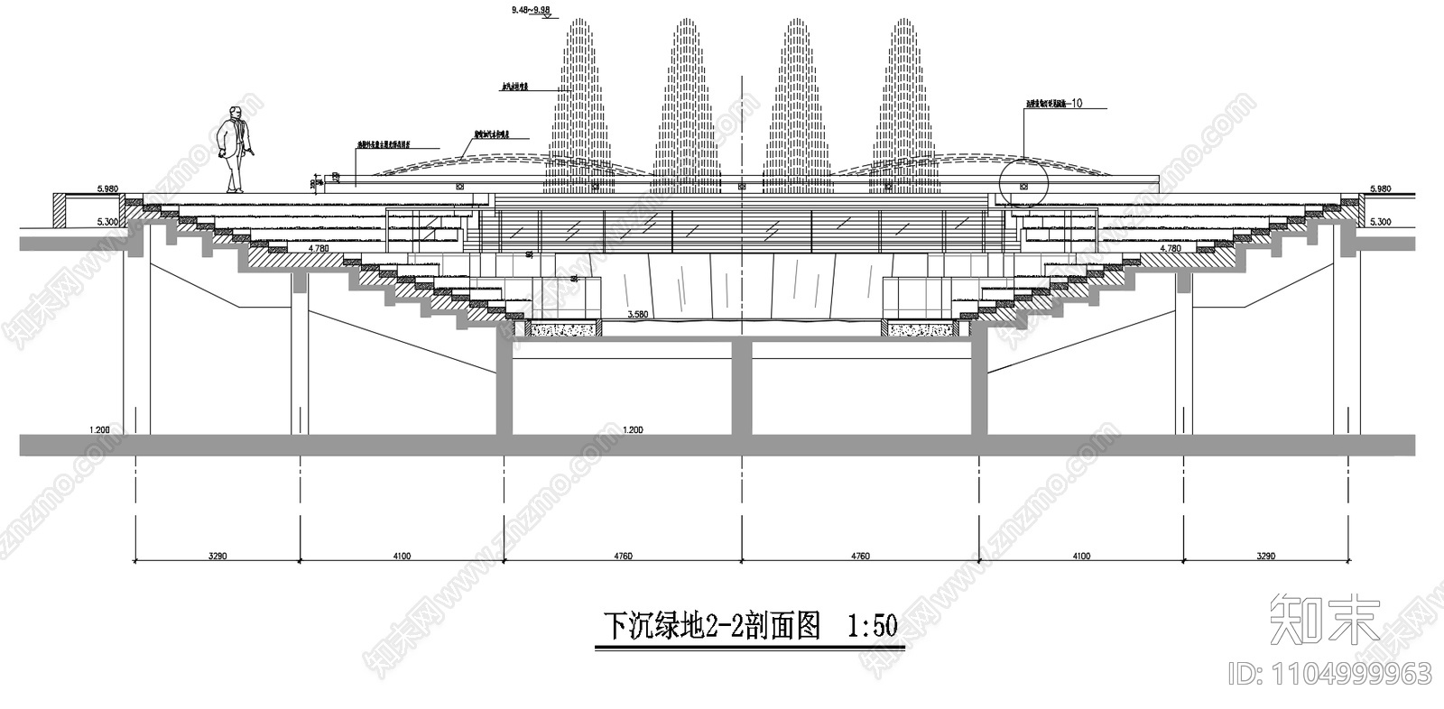 13套屋顶花园设计方案cad施工图下载【ID:1104999963】