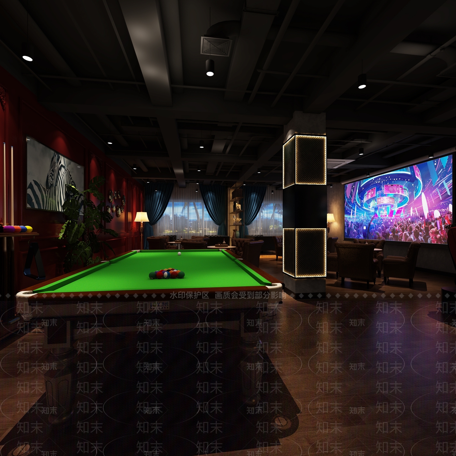 欧式古典酒吧3D模型下载【ID:1105000206】