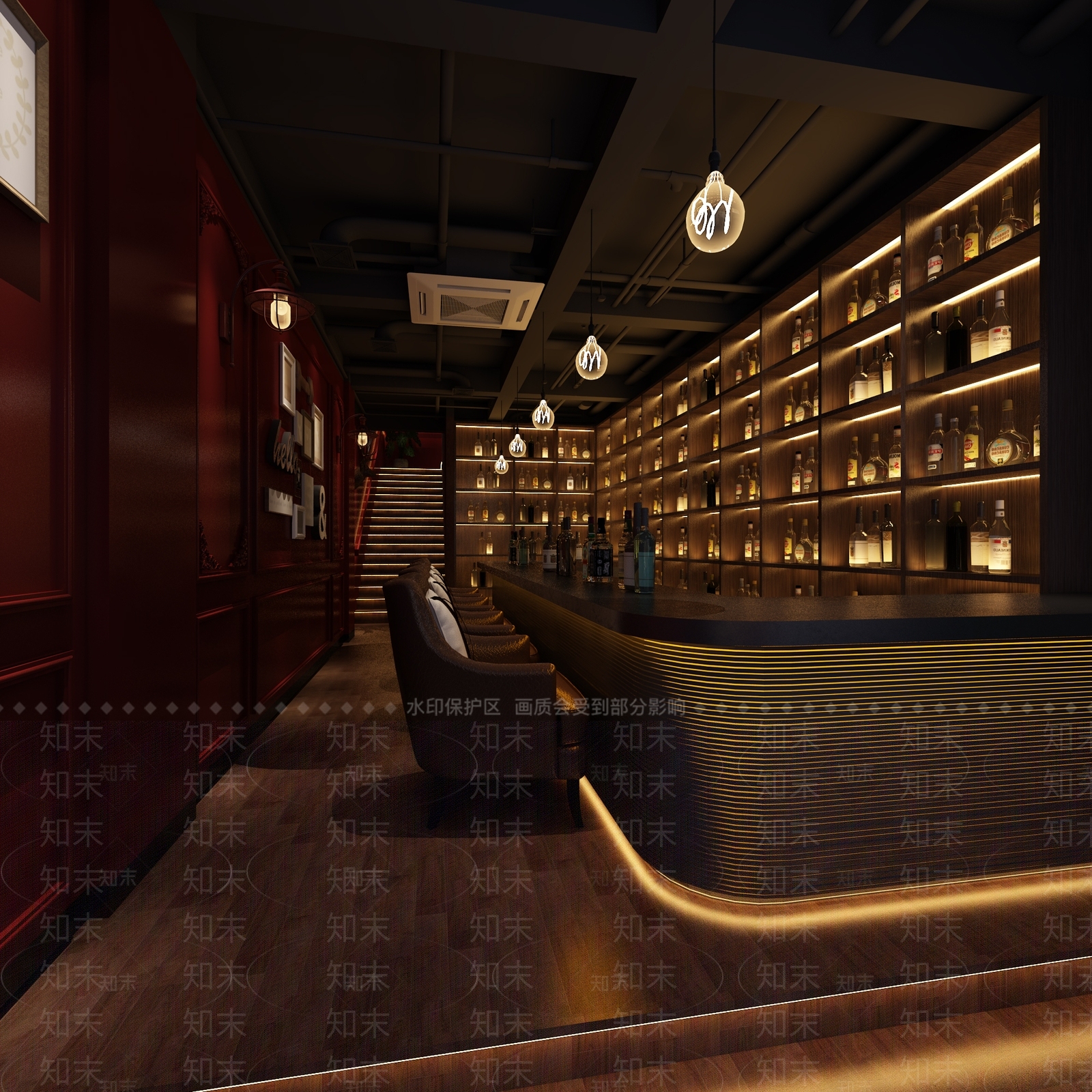 欧式古典酒吧3D模型下载【ID:1105000206】