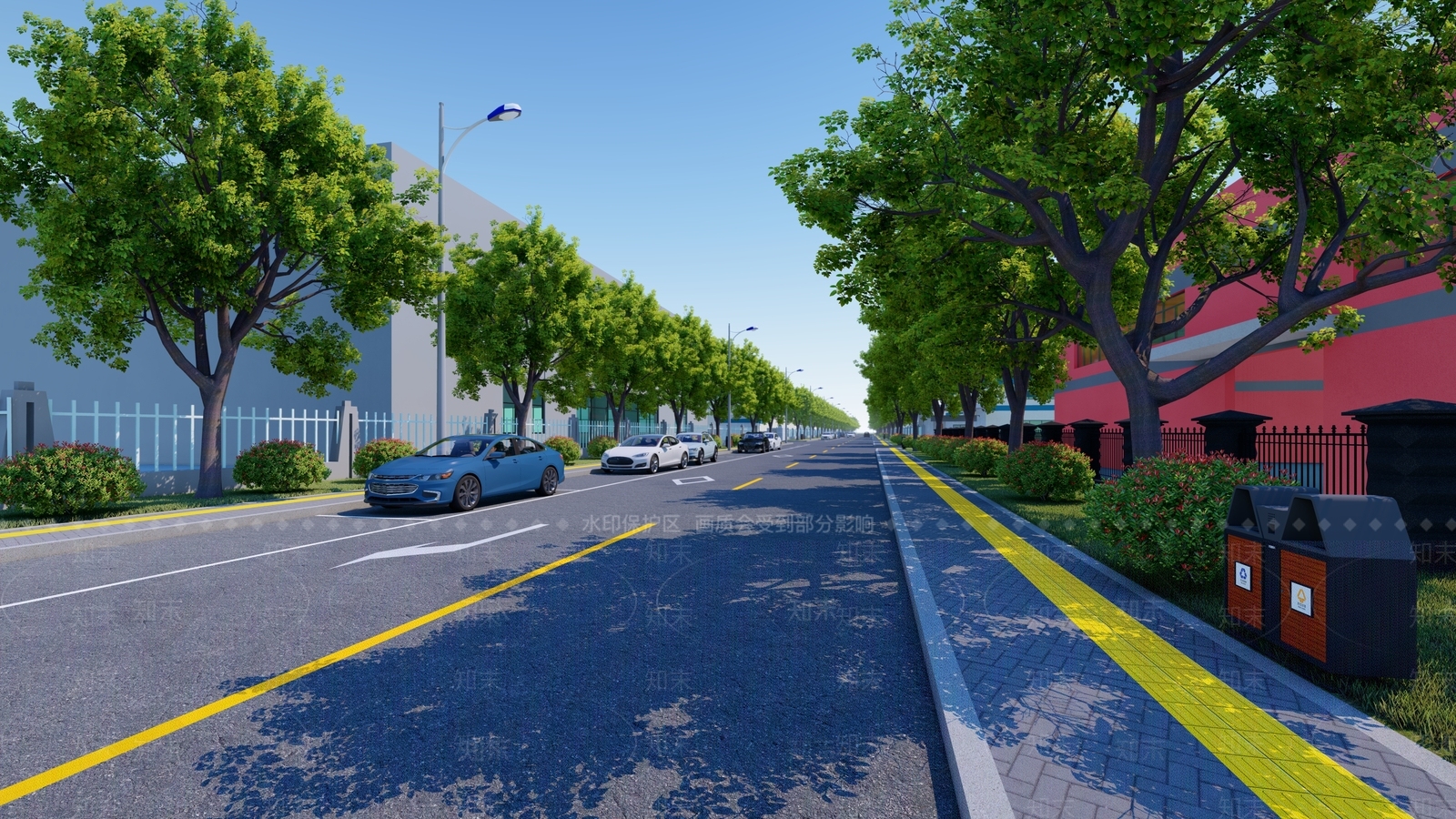 现代道路SU模型下载【ID:1105034796】