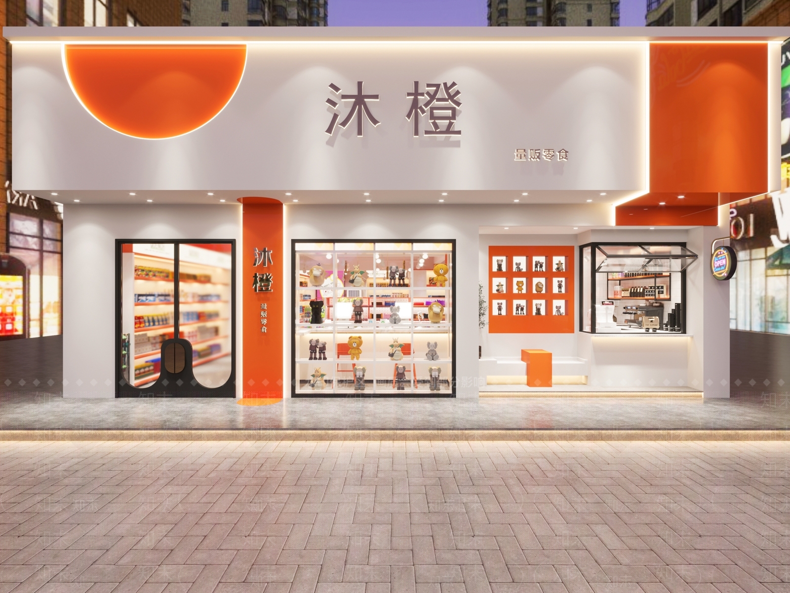 现代零食店3D模型下载【ID:1105044258】