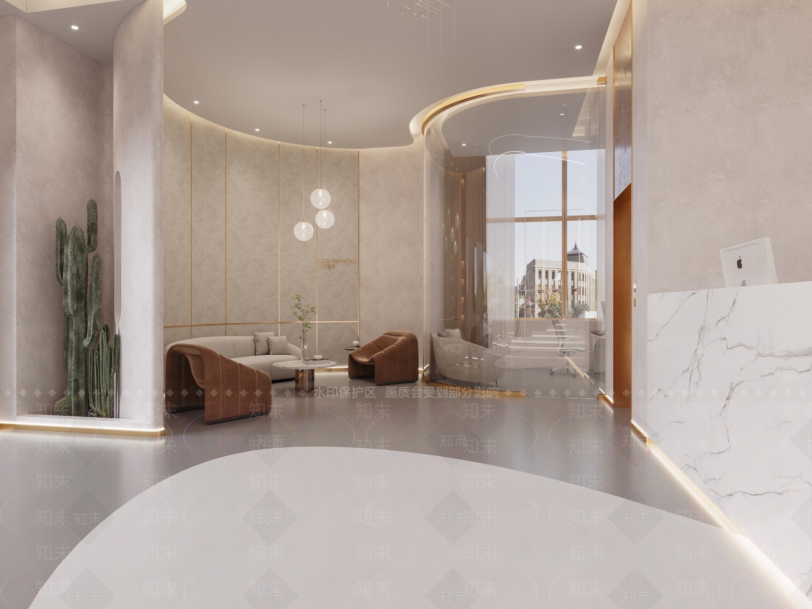 现代美容院3D模型下载【ID:1105072201】