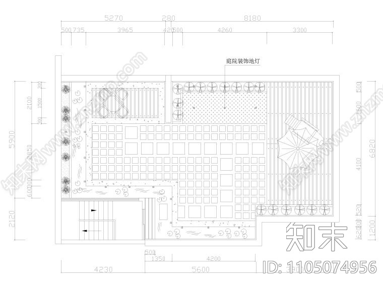 90套屋顶花园设计方案CADcad施工图下载【ID:1105074956】