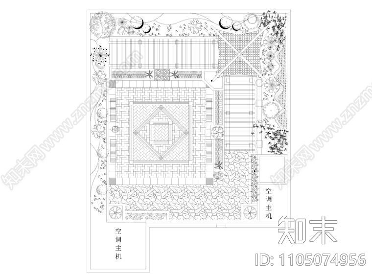 90套屋顶花园设计方案CADcad施工图下载【ID:1105074956】