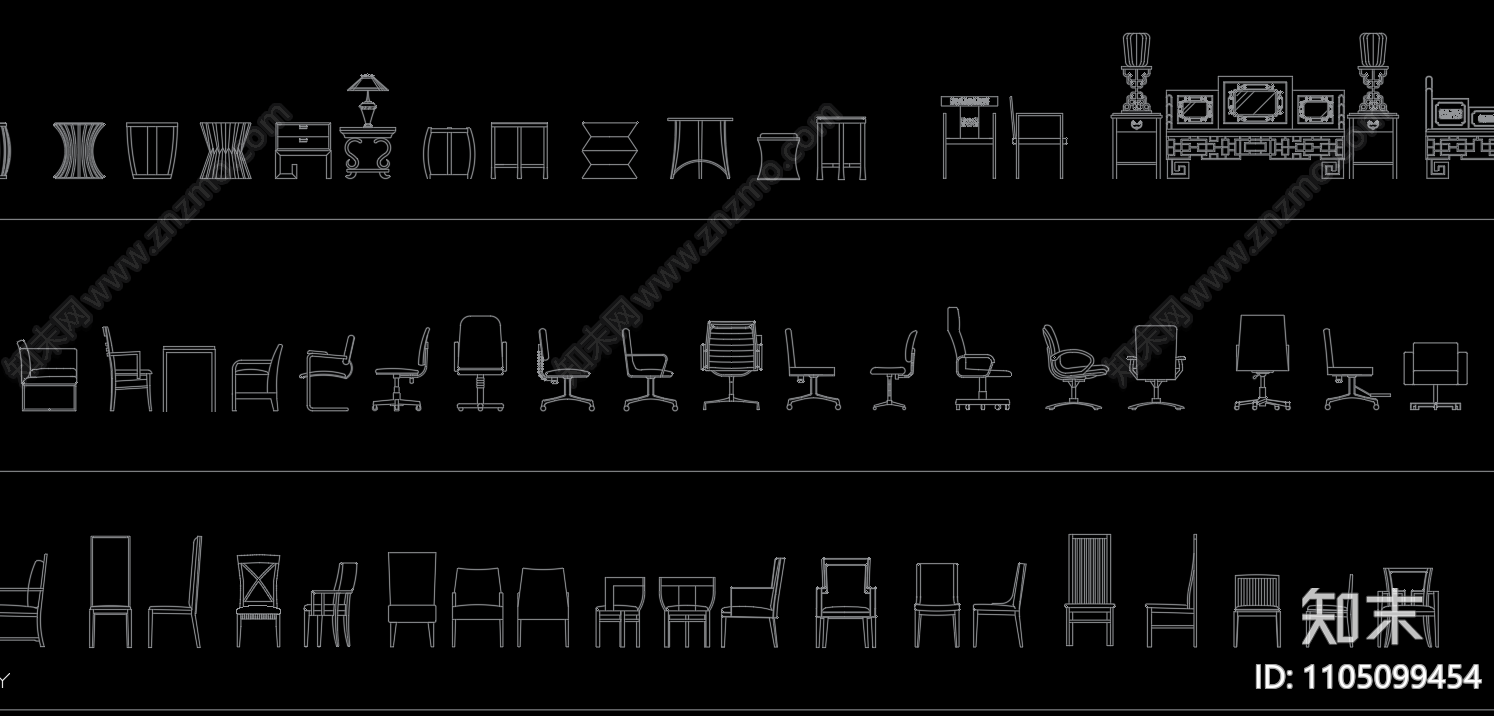立面图库施工图下载【ID:1105099454】