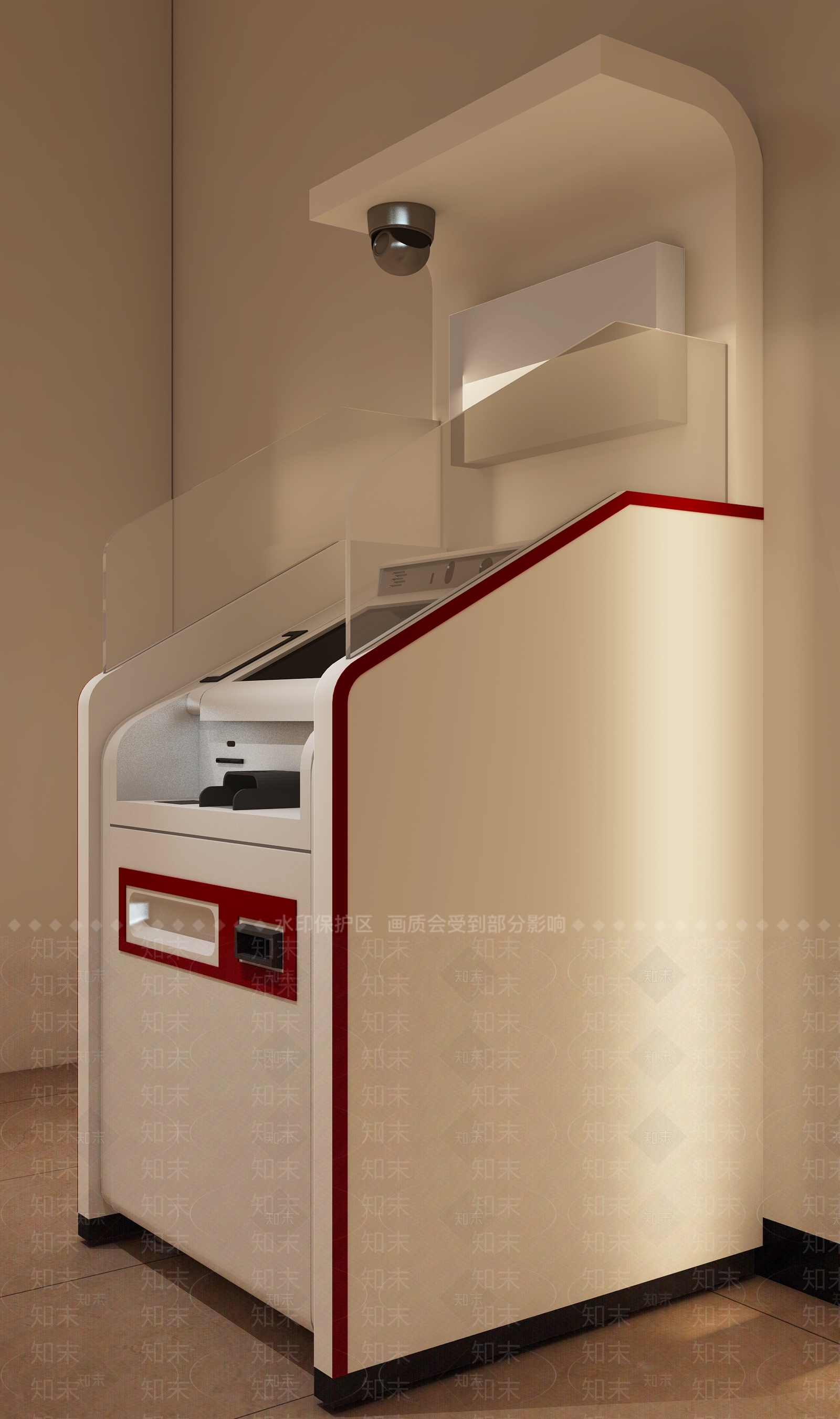 现代ATM取款机3D模型下载【ID:1105101859】