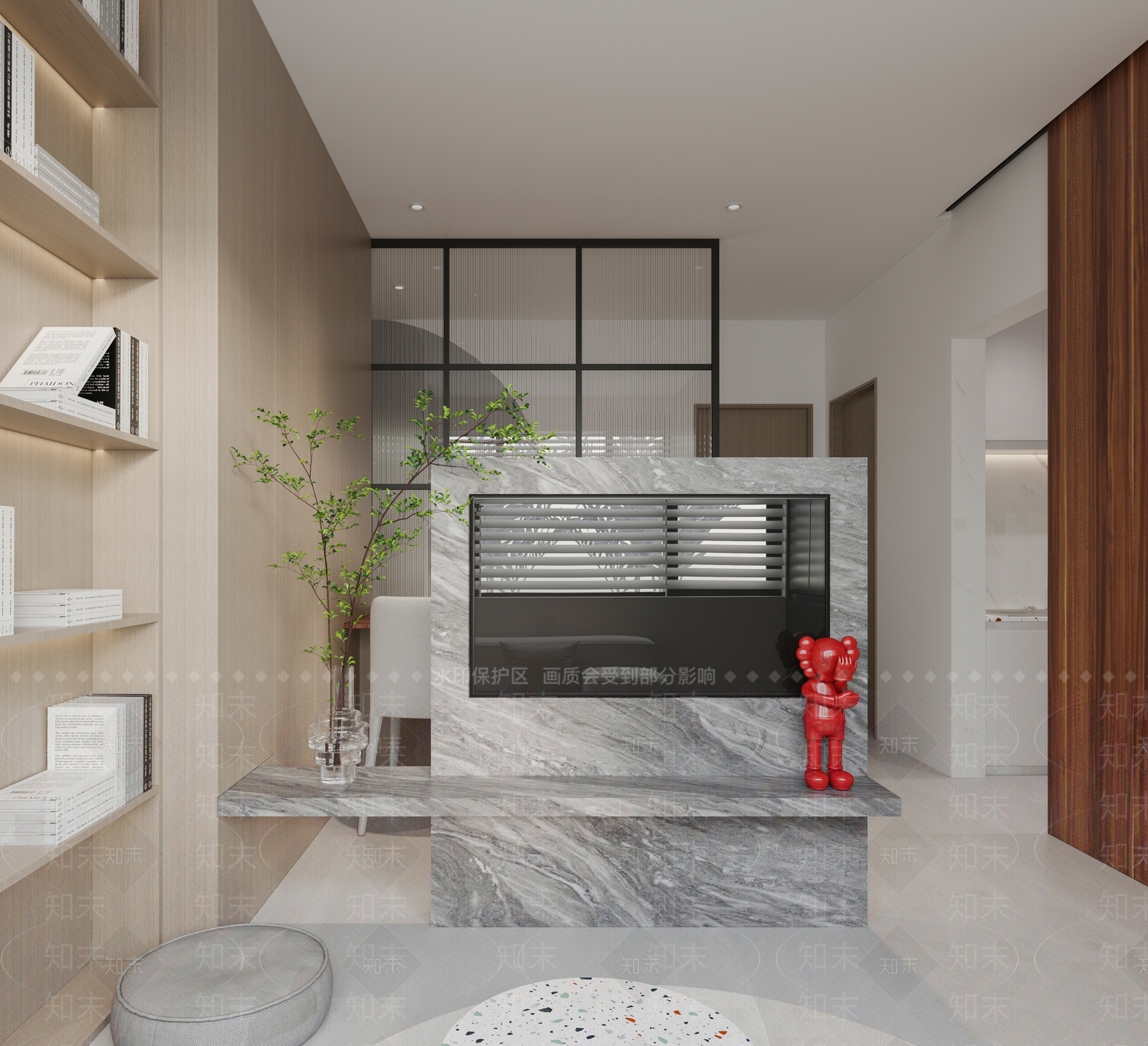 现代单身公寓3D模型下载【ID:1105106152】