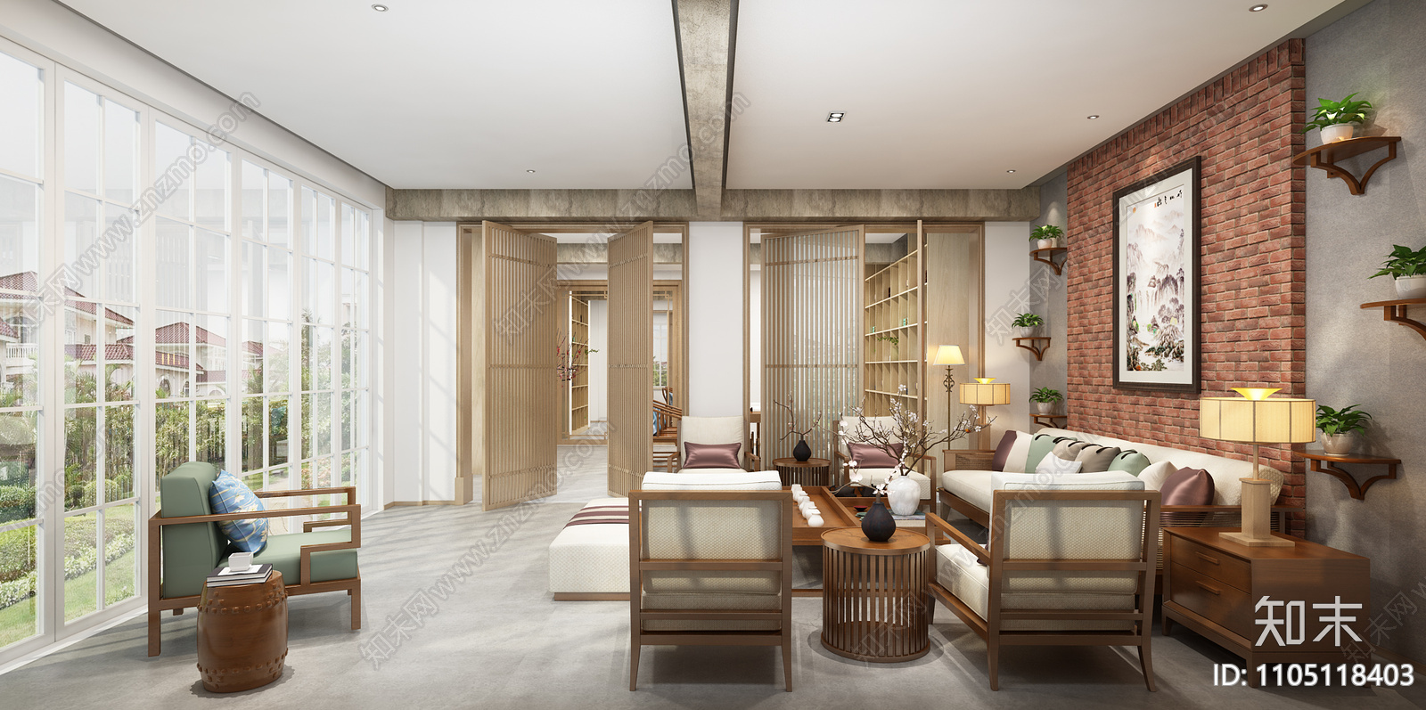 别墅建筑室内CADSU施工图下载【ID:1105118403】