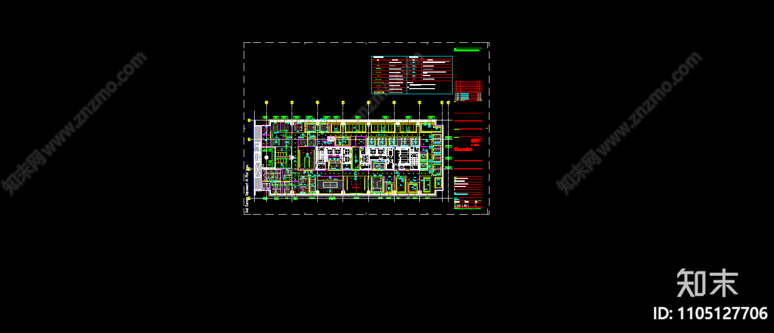 Gensler阿联酋布鲁姆办公室cad施工图下载【ID:1105127706】