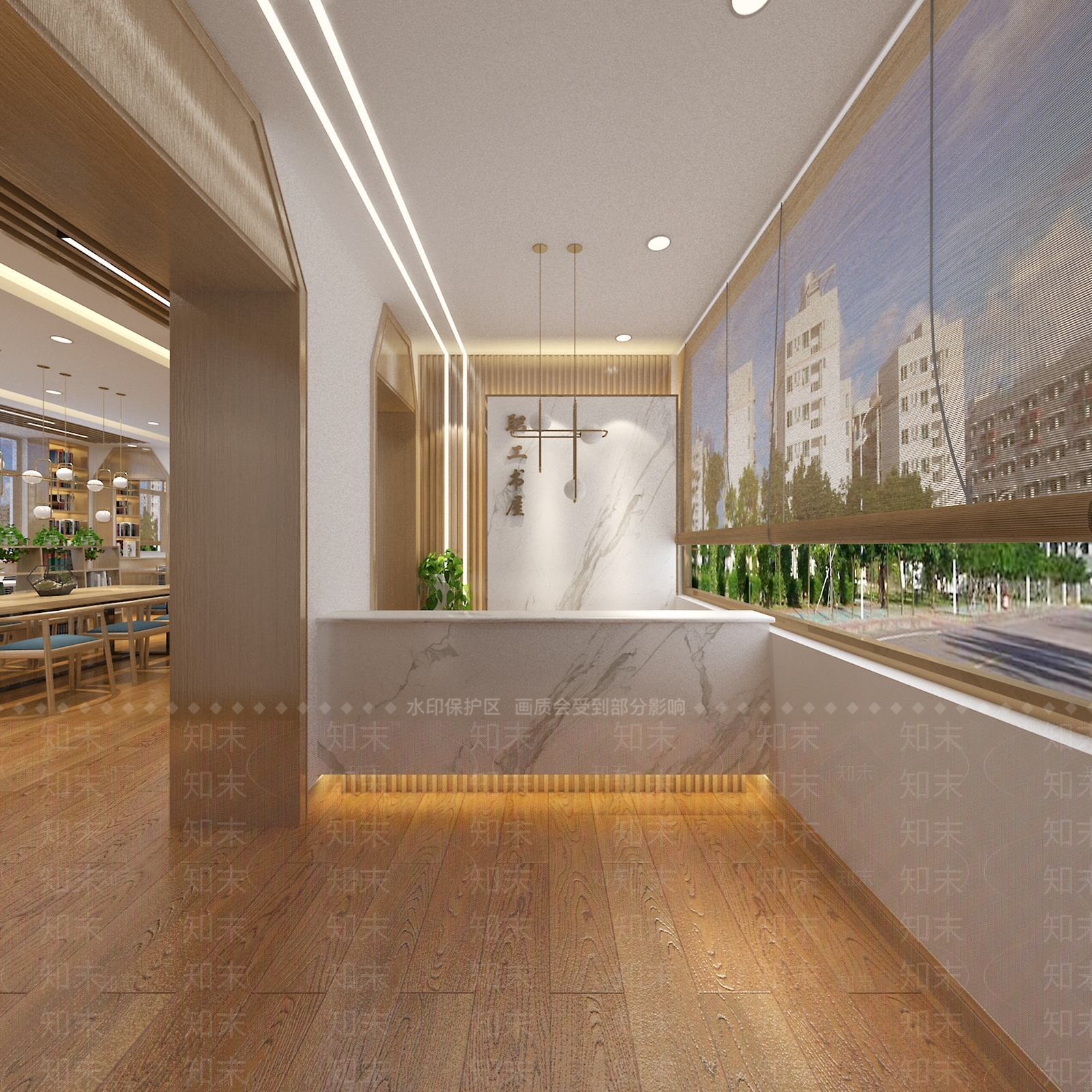 新中式职工活动中心3D模型下载【ID:1105127908】