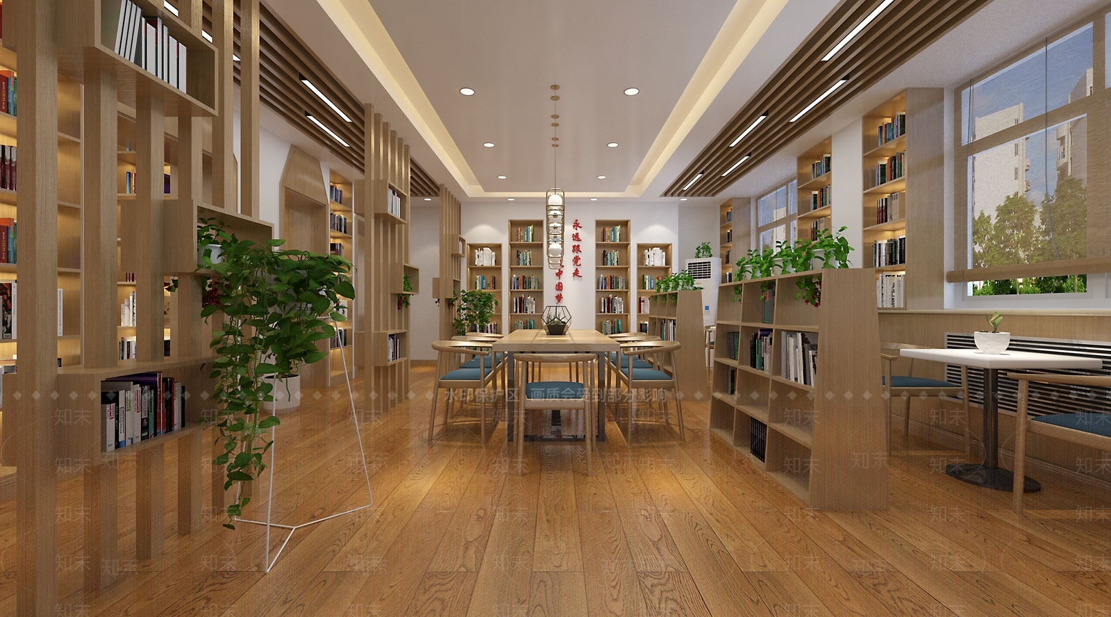 新中式职工活动中心3D模型下载【ID:1105127908】