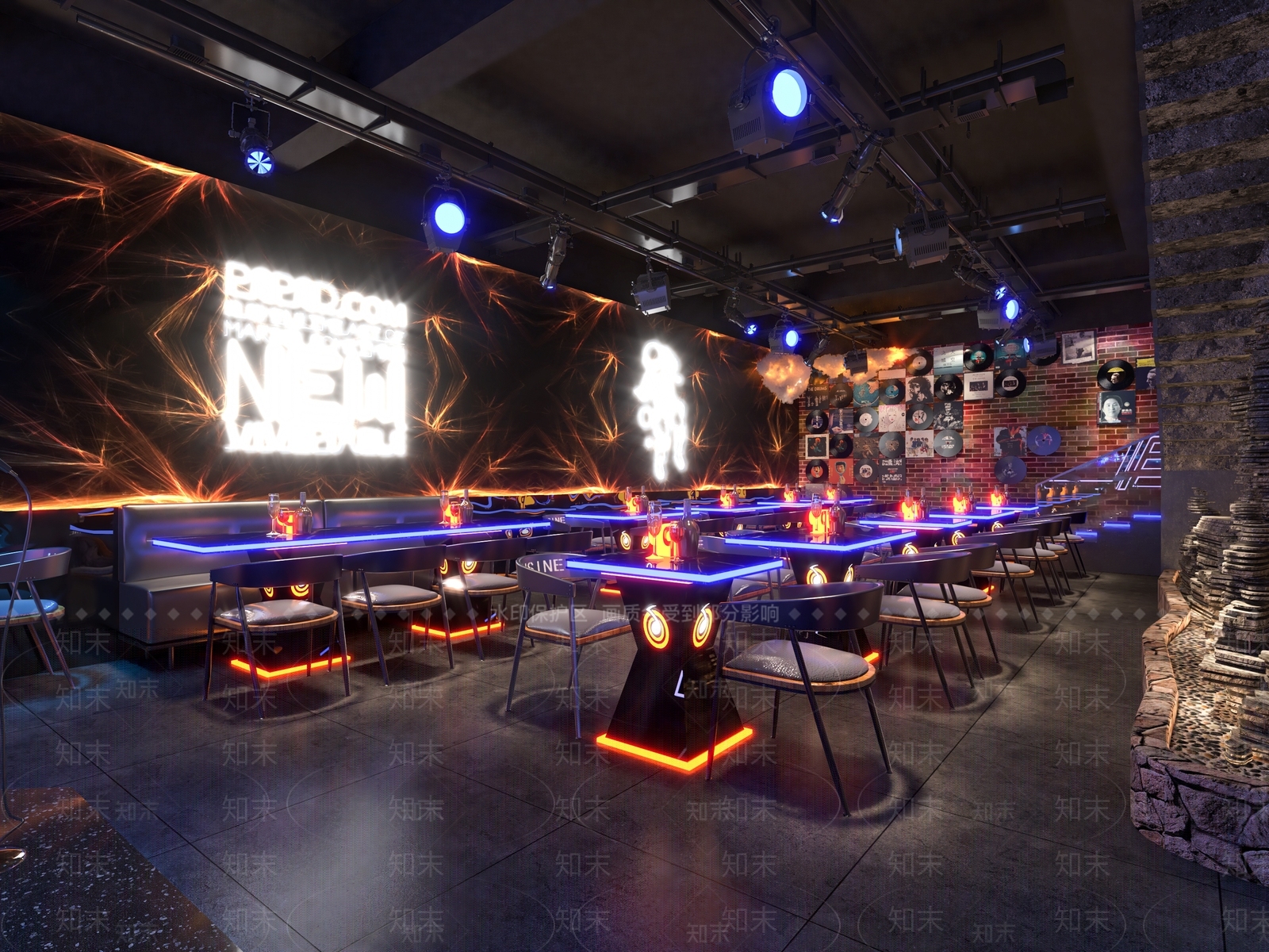现代酒吧3D模型下载【ID:1105128884】