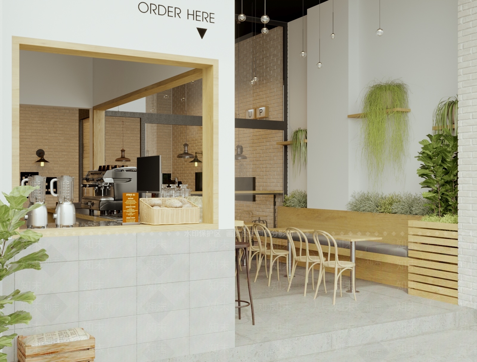 北欧咖啡厅3D模型下载【ID:1105131762】