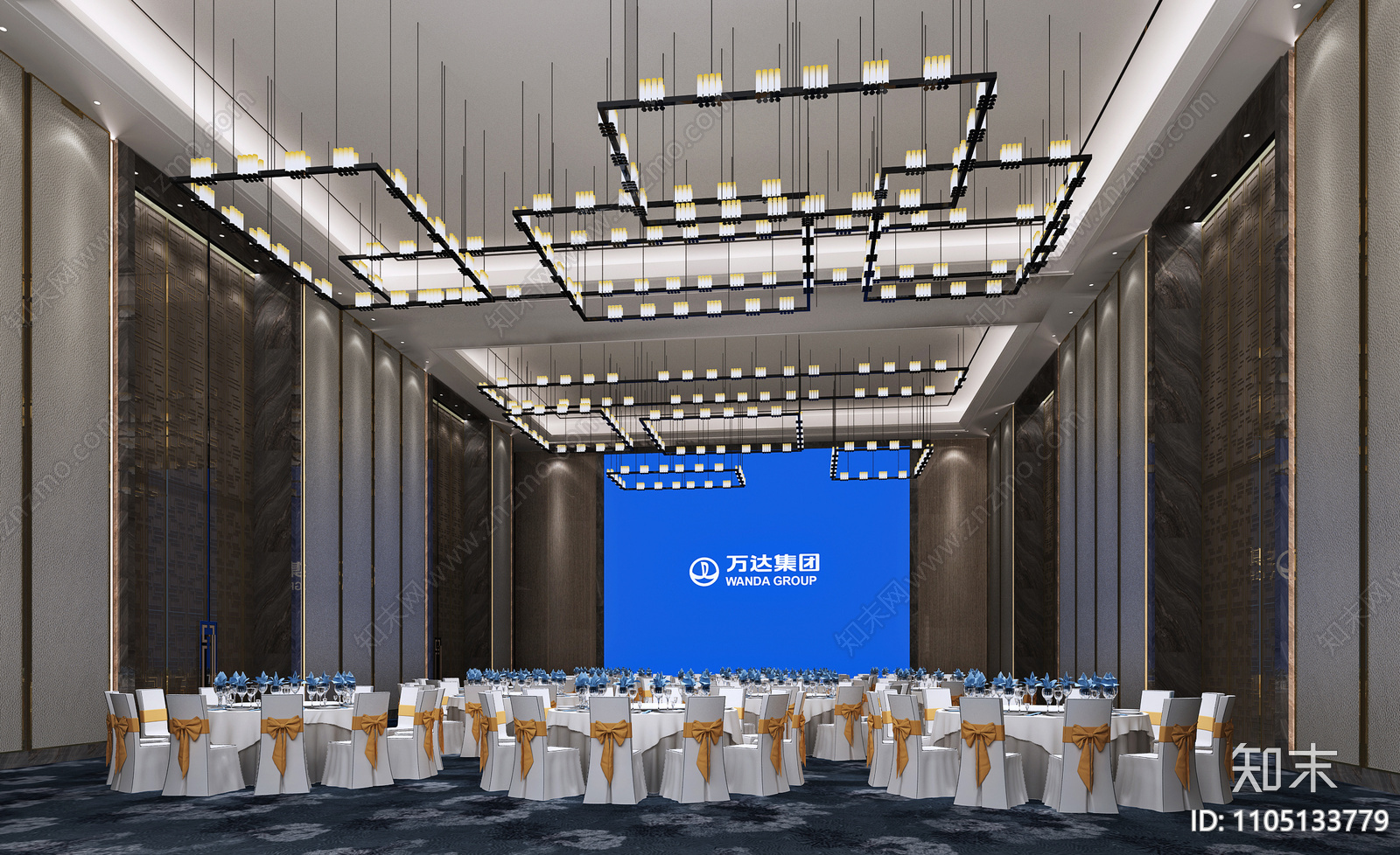 万达设计院cad施工图下载【ID:1105133779】
