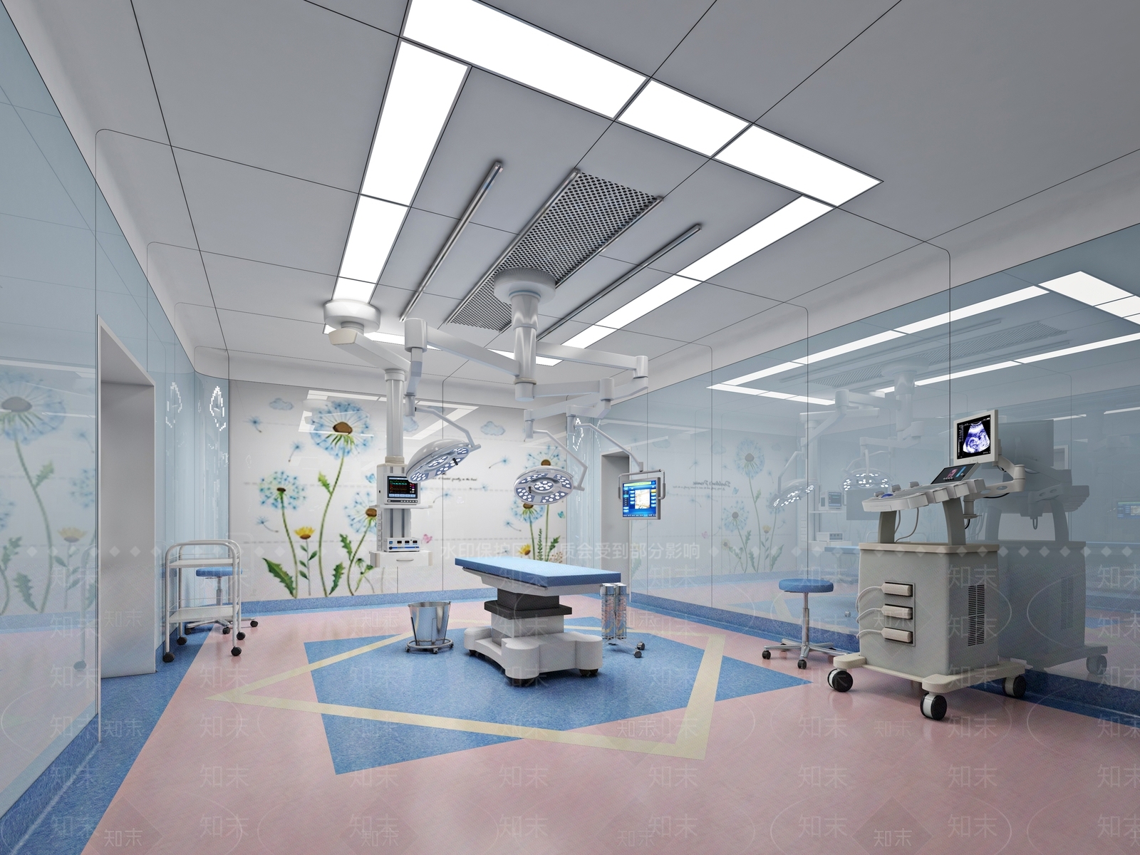 现代医院手术室3D模型下载【ID:1105144683】