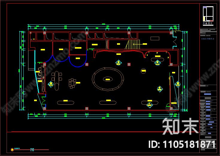 山隐设计cad施工图下载【ID:1105181871】