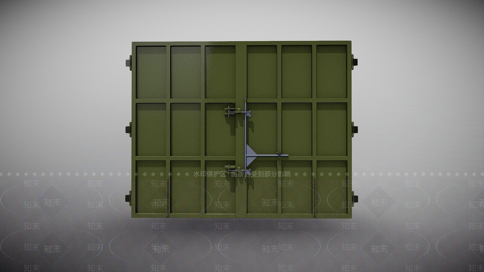 工业风仓库门3D模型下载【ID:1105198732】