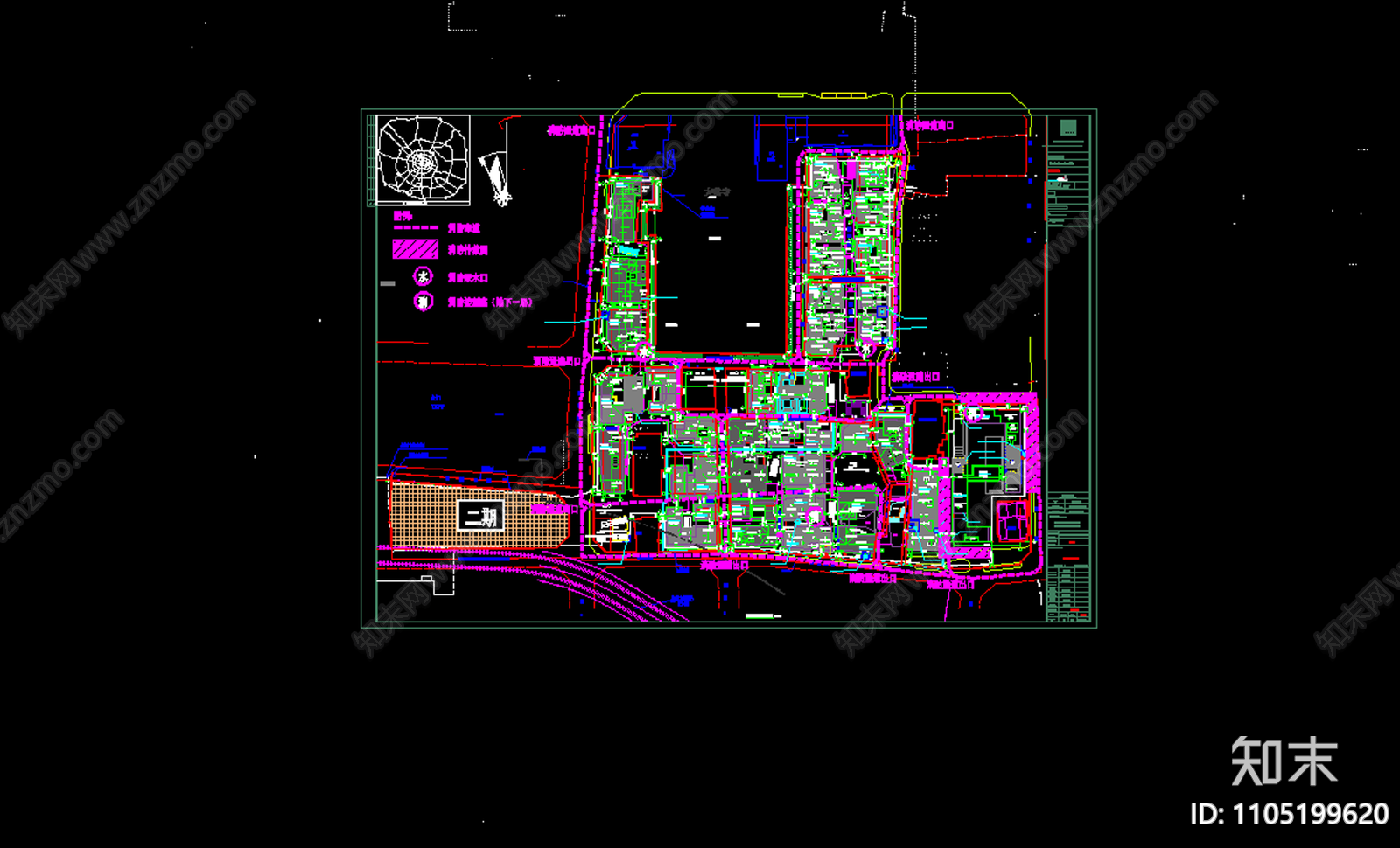 成都太古里商业街新中式建筑CAD施工图下载【ID:1105199620】