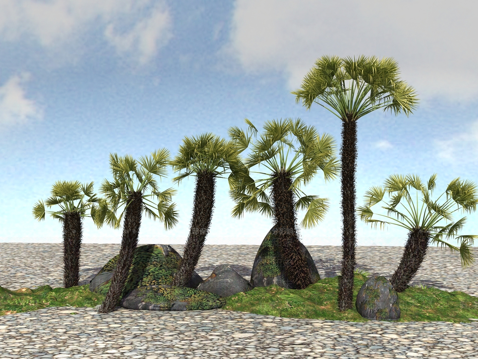 热带植物3D模型下载【ID:1105200808】