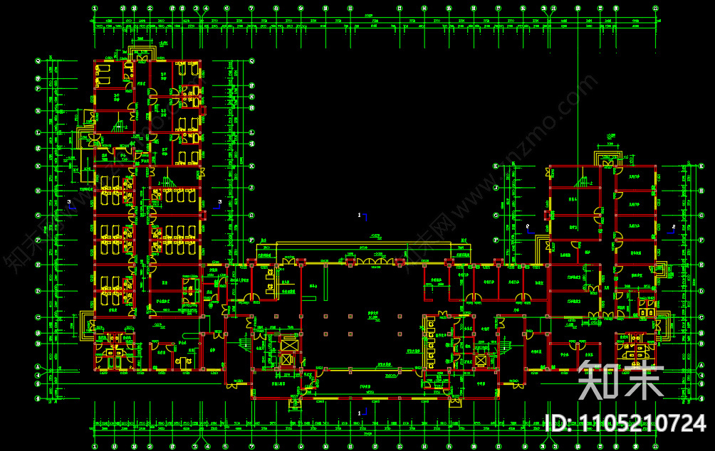 医院建筑施工图下载【ID:1105210724】