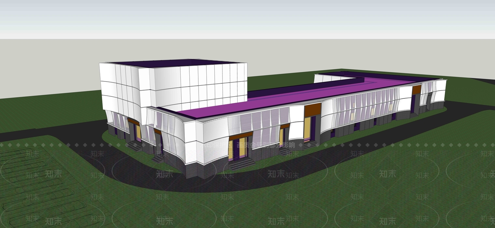 现代配电用房SU模型下载【ID:1105212571】